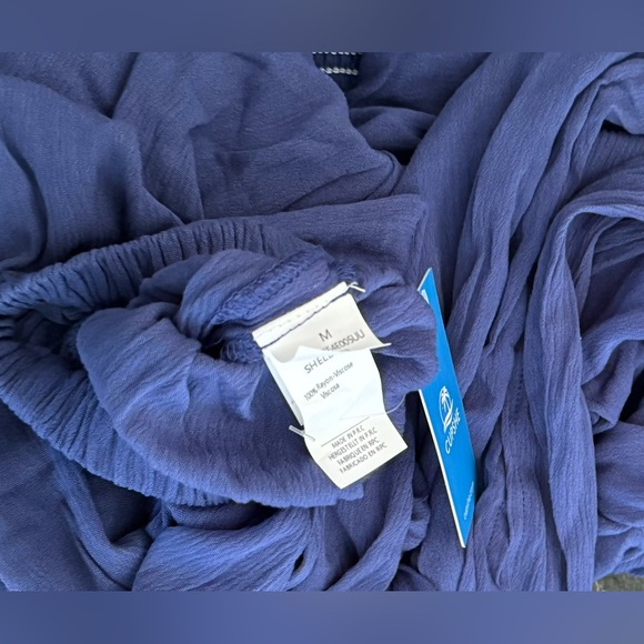 CUPSHE Blue Smocked Bodice Tube Top & Tapered Leg Jumpsuit - Picture 11 of 11